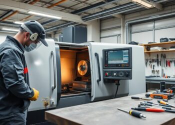 manutenção torno cnc