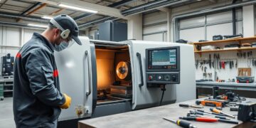 manutenção torno cnc