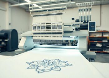 máquina de bordar industrial