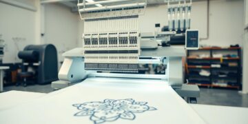 máquina de bordar industrial