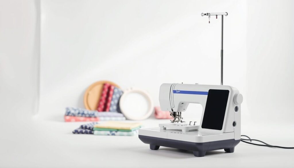máquina de bordar portátil