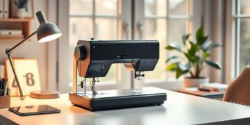 máquina de costura reta silenciosa