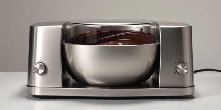 maquina de derreter chocolate
