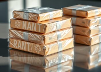 máquina de embalar filme stretch