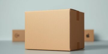 máquina de fechar caixas