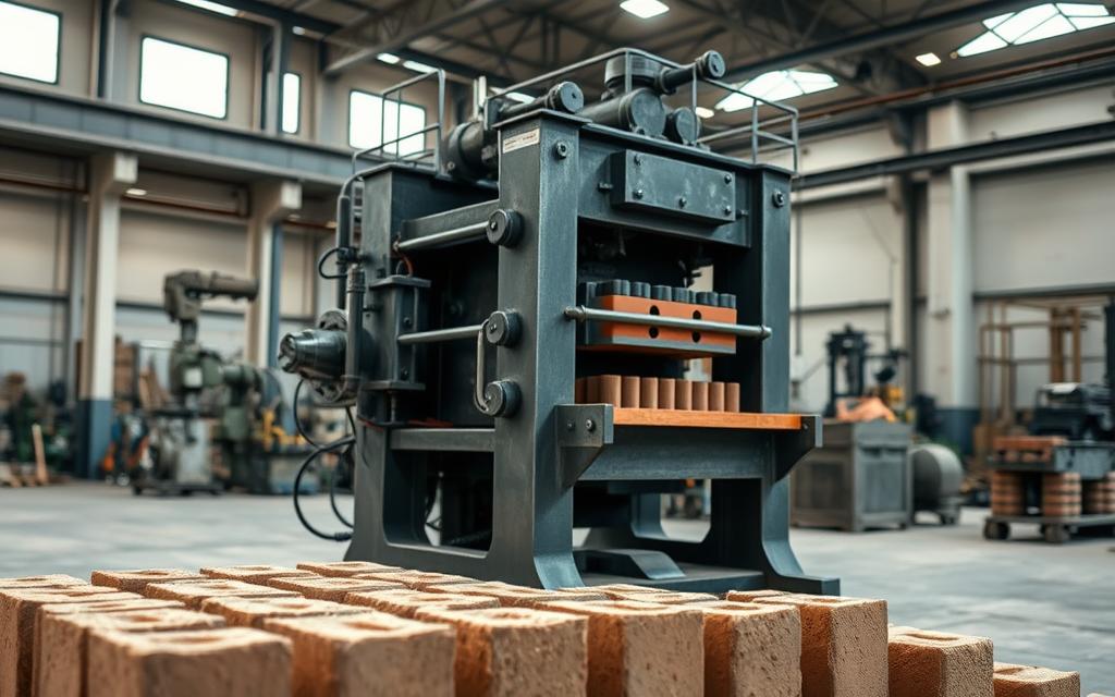 máquina de tijolo manual