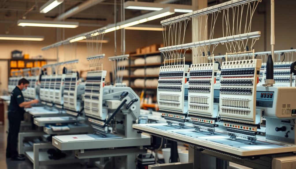 máquinas de bordar industriais