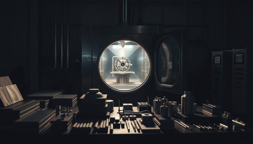 materiais metalização a vácuo