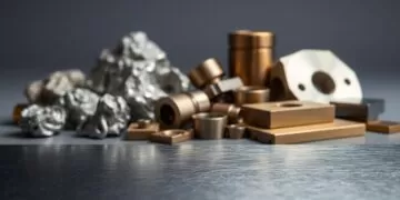 materiais para torno