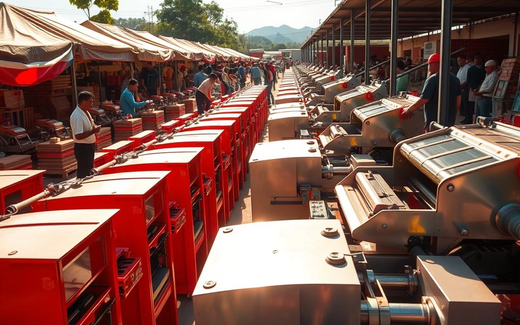 mercado brasileiro de máquinas de tijolo