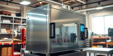 metalizadora a vácuo compacta