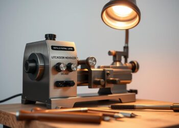 mini torno mecânico