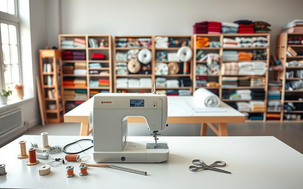 montar ateliê com máquina de costura reta