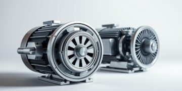 motor elétrico alta vs baixa rotação