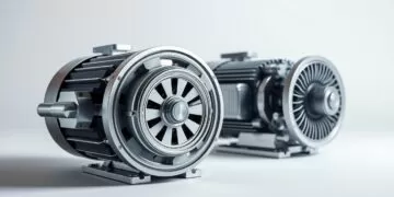 motor eletrico alta vs baixa rotacao