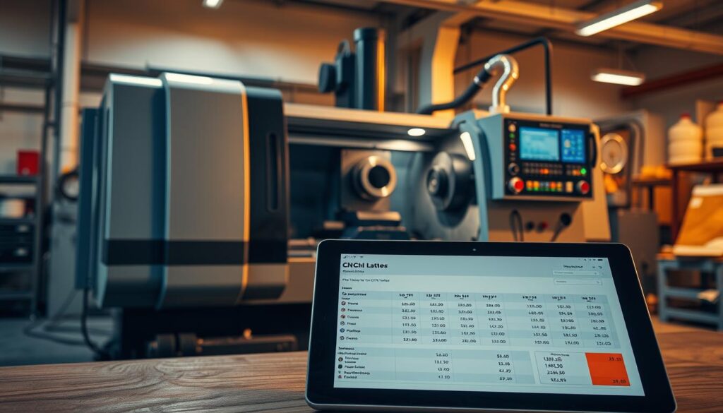 orçamento para torno CNC