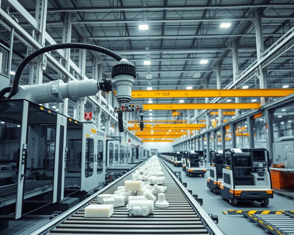 otimização do fluxo de materiais