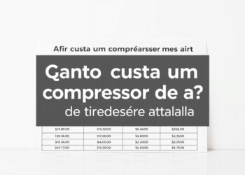 preço compressor de ar