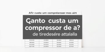 preço compressor de ar