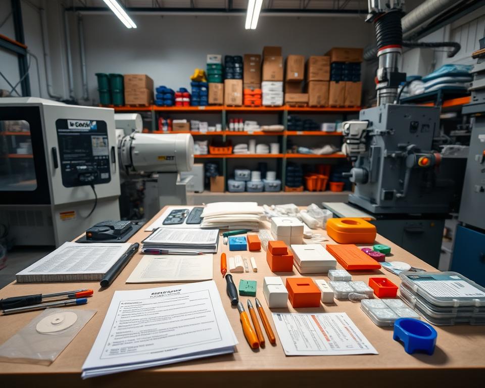 preparação pré-setup injetora de plástico