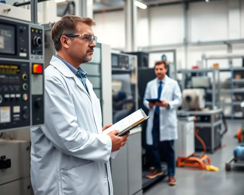 procedimento de teste de produtividade injetora