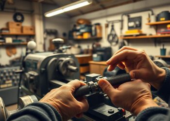 rosqueamento no torno