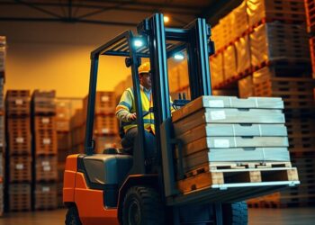 segurança empilhadeira