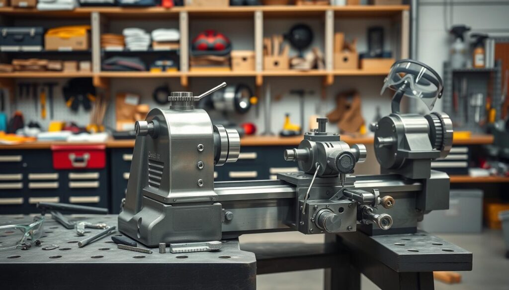 segurança torno mecânico