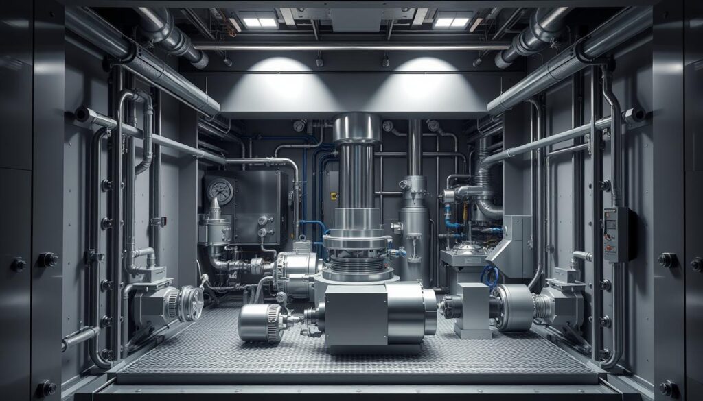 sistemas de bombeamento e câmaras de vácuo