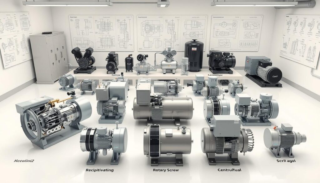 tipos de compressores