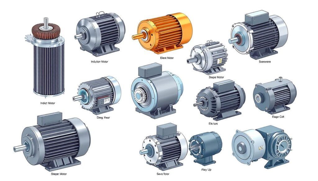 tipos de motores elétricos