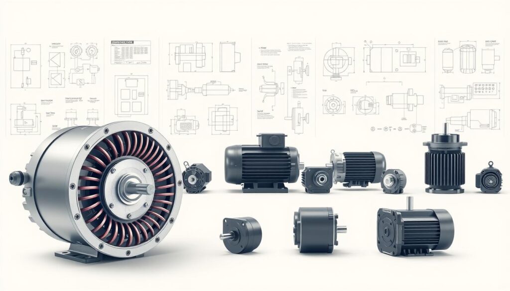 tipos de motores elétricos