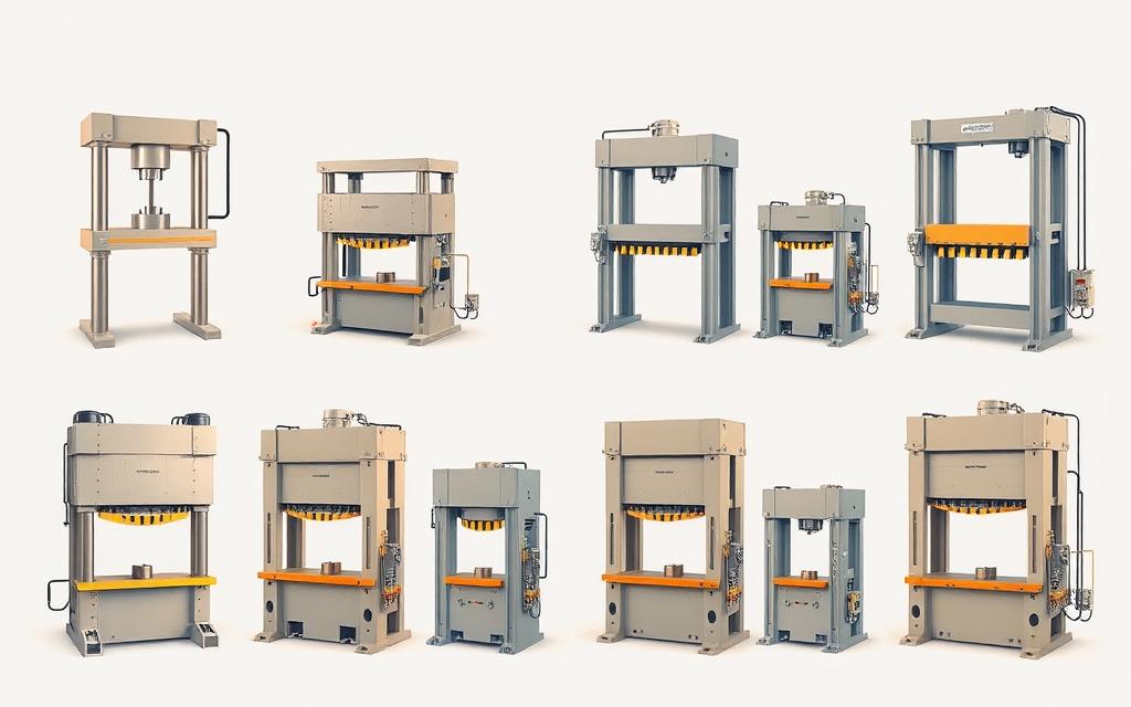 tipos de prensas hidráulicas