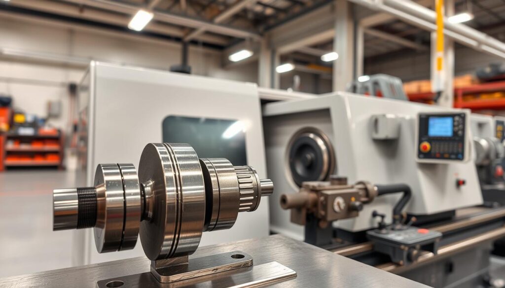 torno CNC precisão