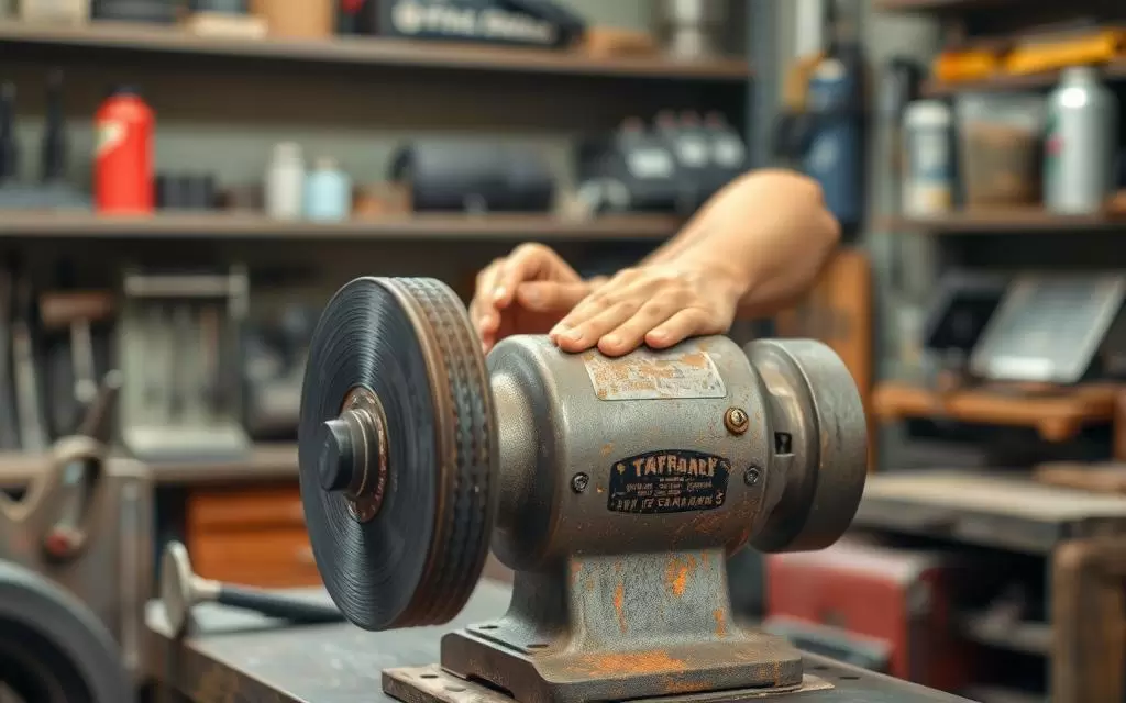 utilização de esmeril