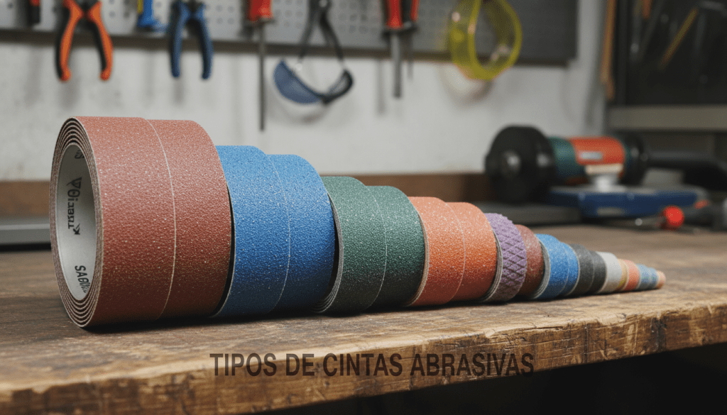 Tipos de cintas abrasivas