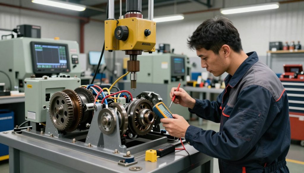 Verificação de sistemas mecânicos e elétricos