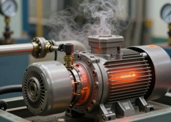 aquecimento da bomba hidráulica