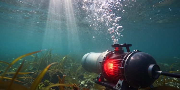 aquecimento da bomba submersa