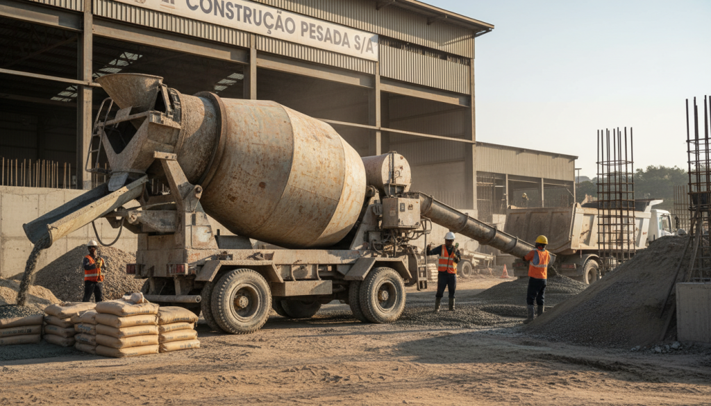 betoneira industrial
