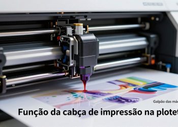 cabeça de impressão da plotter