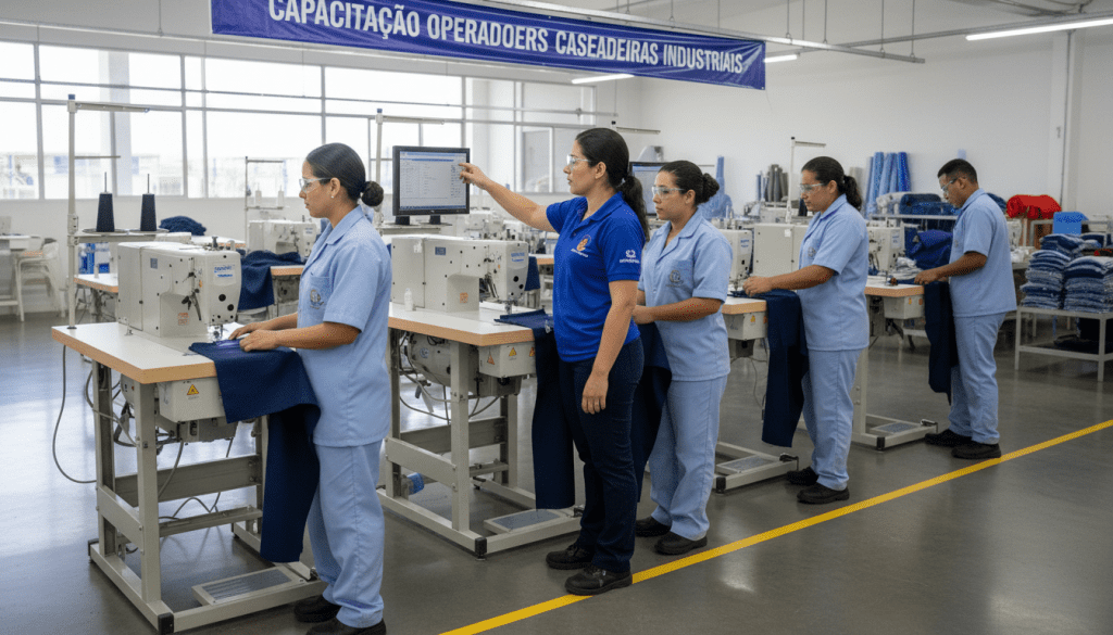capacitação de operadores de caseadeiras industriais