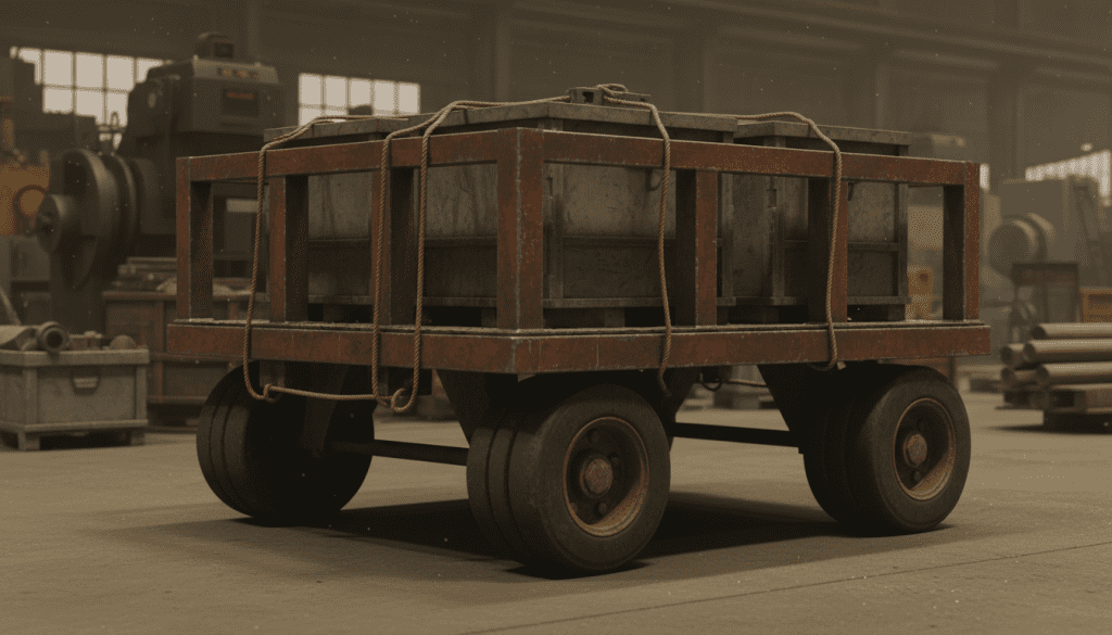 carrinho de transporte industrial