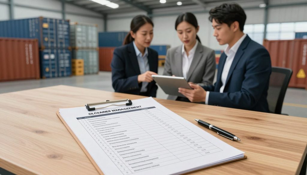 checklist de container eficiente