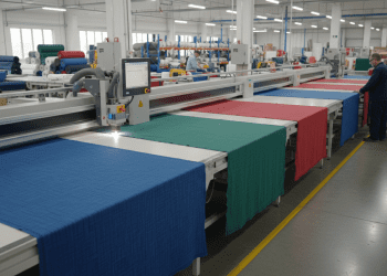 como funciona o corte de tecido industrial