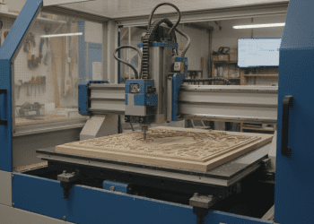 como funciona um router cnc