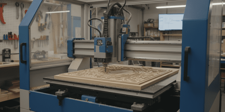 como funciona um router cnc