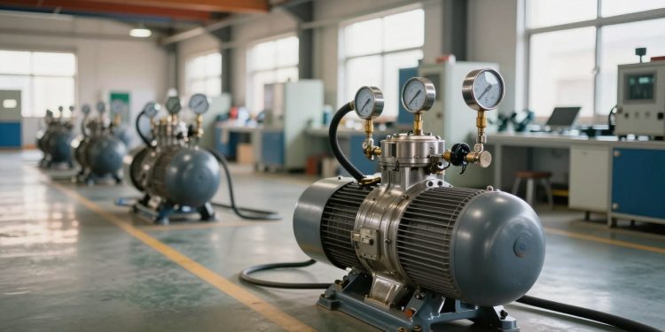 como funciona uma bomba de vácuo industrial