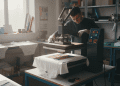 como funciona uma máquina de estampar