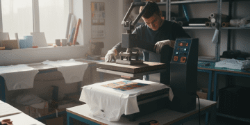 como funciona uma máquina de estampar
